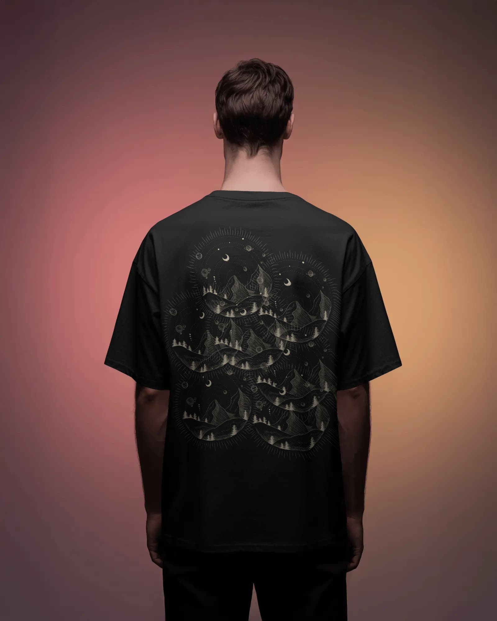 Frenzzy's Unisex Oversized Tee - French Thick Cotton : Wanderlust Edition